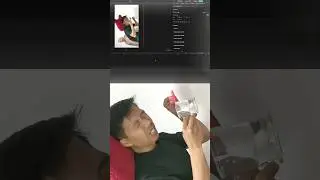 trik capcut air gelas tidak tumpahi wajah #shorts #comedy #funny