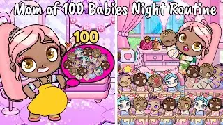 Mom of 100 Babies Night Routine 🤱🍼 | Avatar World Roleplay | Pazu