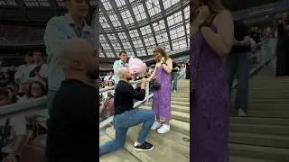 She said YES 💍 Баста дал Благословение ❤️ #Баста #Футбол #Медиалига #Литвин