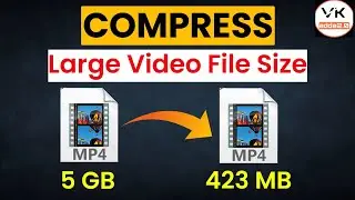 how to reduce video size without losing quality | video ka size kaise kam kare in laptop VK adda 2.0