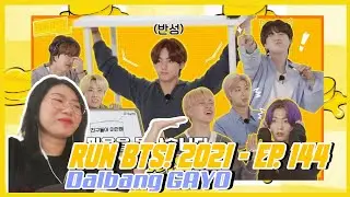 Run BTS! 2021 - EP.144 (Dalbang GAYO) REACTION