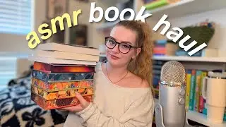 ASMR cozy book haul 🧸 special editions, romance, mystery