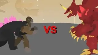godzilla and kong vs destoroyah in (stick nodes pro)
