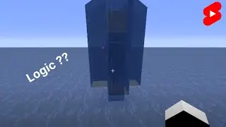 Did Someone say Enderman don't like water ?? | Minecraft Shorts | Genius Minester