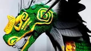 50 Hours Of Work In 1 Minute | Feathered Serpent | Sculpture | by Adrian Venti