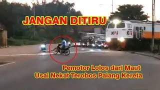 Nekat Terobos Palang