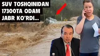 SIRDARYODAGI SUV TOSHQINIDAN JAMO BOLIB 17300 TA ODAM JABR KORDI, SANATKORLARDAN YORDAM!..