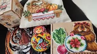 22. Возвращение блудной вышивальщицы😅Мои финиши за 3 месяца + РОЗЫГРЫШ🥳