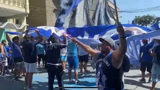 LA HINCHADA DE EMELEC PREVIA CLÁSICO DEL ASTILLERO 2024 barcelona vs emelec liga Pro