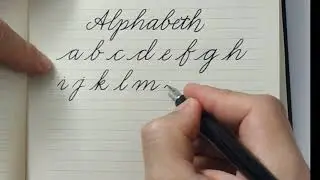 El Yazısı Alfabe Küçük Harfler ( Hand Writing Alphabeth Miniskül )