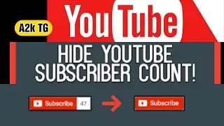 How to Hide Subcribers on youtube l  Subcribers hide kaise kare? 2022
