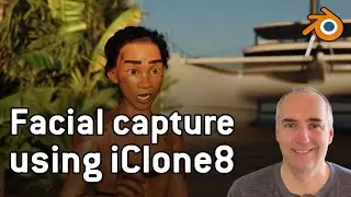 Tiki facial motion capture using iClone8 and Blender import.