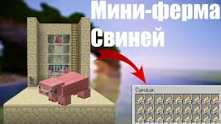 Мини-ферма свиней в Minecraft/Snapshot 20w17a & Minecraft bedrock Edition