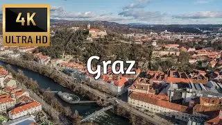 🇦🇹 GRAZ, AUSTRIA [4K] Drone Tour - Best Drone Compilation - Trips On Couch