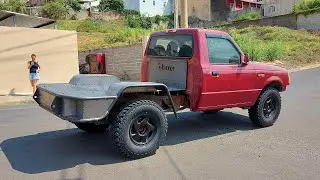 PICKUP FLATBED-FORD RANGER-FLATBED TRUCKS-CAMINHONETE CUSTOMIZADA