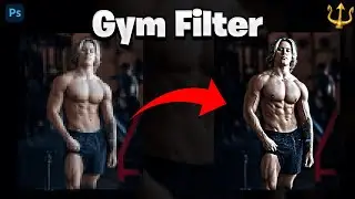 How To Make This INSANE GYM Filter! (Photoshop)