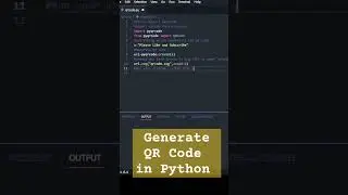 Generate QR Code in Python! 