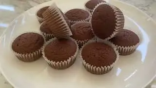Равни #шоколадови#мъфини