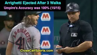 E183 - Spencer Arrighetti Blames Umpire After Walking the Bases Loaded, Ejected by 100% Mark Wegner