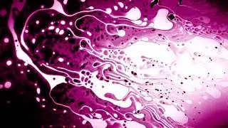 Chaotically abstract spreading of a colored liquid. Colorful decorative background, screensaver