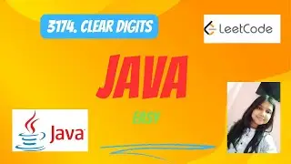 3174. Clear Digits  || Java || LeetCode || Easy Way#leetcode #leetcodejava