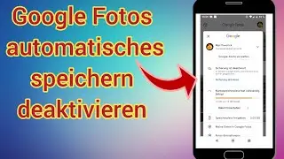 Turn off Google Photo & Video sync - do not save pictures & videos automatically