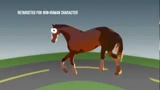 KinectToPin: Examples of retargeting for non-standard characters