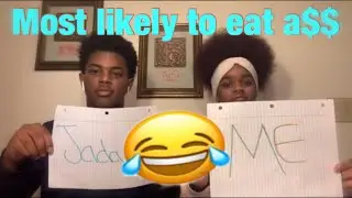 WHOSE MOST LIKEY TOO ft baby sister (very funny)