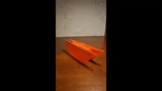 Оригами. Катамаран из бумаги.