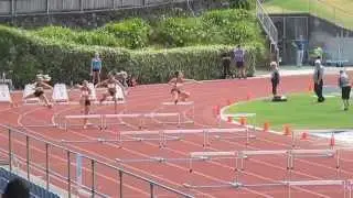 Fi 100m hurdles 13 38 wind 2 8 Auckland GP 08 03 14