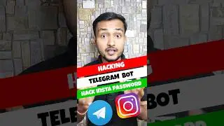Hacking Telegram Bot | Hack Instagram Account Scam 