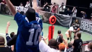 Rich Chocklet celebrating at Lingerie Bowl 2012