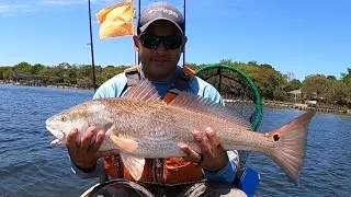 Kayak Fishing For Redfish in Choctawhatchee Bay