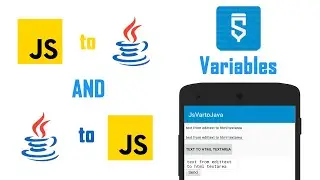 How to send a javascript variable to Java and vice versa - Sketchware | WebView