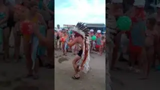 Мощный индеец из Соль-Илецка отжигает