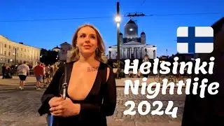 Helsinki Nightlife Walking Tour | Summer 2024 🇫🇮