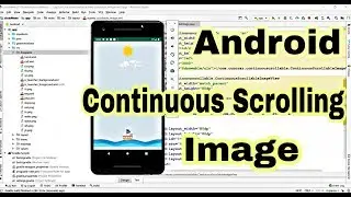 Continuous Scrollable Image In Android Studio