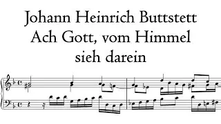 Buttstett - Ach Gott, vom Himmel sieh darein - Baumeister Organ, Maihingen, Hauptwerk
