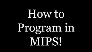 How to Program in MIPS! (QTSpim) (Beginner)