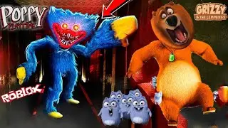 THE GRIZZLY THE LEMMINGS | PLAY ROBLOX HUGGY WUGGY STORY.. (Poppy Playtime | Bulbule and MotaBhalu |