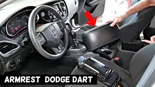 DODGE DART ARMREST LID COVER REPLACEMENT REMOVAL, ARM REST COVER