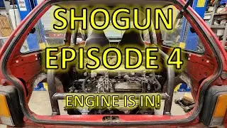 Ford Shogun Build - Episode 4. The engine is in!