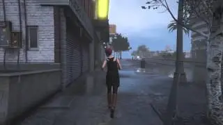 Grand Theft Auto V - ASMR Running Rain