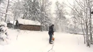 Lei av å måke snø?