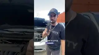 Starting a car with a bad starter. 