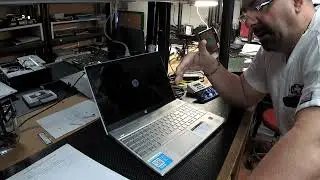 HP Laptop Screen glitches and goes black when track pad is moved.