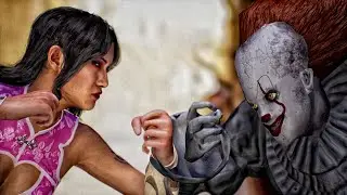 Mortal Kombat 1 Li Mei VS Pennywise