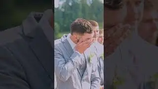 I'm in too deep #weddingtok #wedding #groom #crying