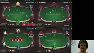 Insane all in with AA! Poker Pro Plays 100NL RnC - Play and Explain - Dayyoplays Poker