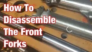 How To Disassemble a CL350 Front Fork-Vintage Motorcycle Restoration Project: Part 70